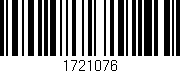 Código de barras (EAN, GTIN, SKU, ISBN): '1721076'