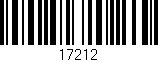 Código de barras (EAN, GTIN, SKU, ISBN): '17212'