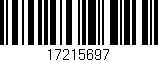 Código de barras (EAN, GTIN, SKU, ISBN): '17215697'