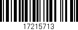 Código de barras (EAN, GTIN, SKU, ISBN): '17215713'