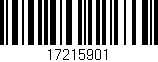 Código de barras (EAN, GTIN, SKU, ISBN): '17215901'