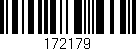 Código de barras (EAN, GTIN, SKU, ISBN): '172179'
