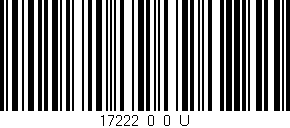 Código de barras (EAN, GTIN, SKU, ISBN): '17222_0_0_U'