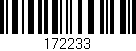 Código de barras (EAN, GTIN, SKU, ISBN): '172233'