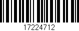 Código de barras (EAN, GTIN, SKU, ISBN): '17224712'