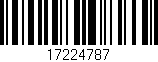 Código de barras (EAN, GTIN, SKU, ISBN): '17224787'
