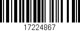 Código de barras (EAN, GTIN, SKU, ISBN): '17224867'