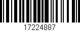Código de barras (EAN, GTIN, SKU, ISBN): '17224887'