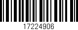 Código de barras (EAN, GTIN, SKU, ISBN): '17224906'