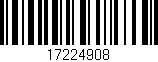 Código de barras (EAN, GTIN, SKU, ISBN): '17224908'