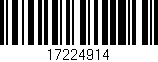 Código de barras (EAN, GTIN, SKU, ISBN): '17224914'
