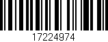 Código de barras (EAN, GTIN, SKU, ISBN): '17224974'