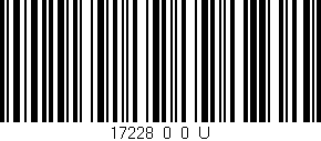Código de barras (EAN, GTIN, SKU, ISBN): '17228_0_0_U'