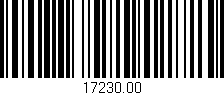 Código de barras (EAN, GTIN, SKU, ISBN): '17230.00'