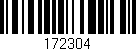 Código de barras (EAN, GTIN, SKU, ISBN): '172304'