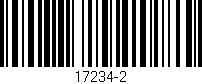 Código de barras (EAN, GTIN, SKU, ISBN): '17234-2'