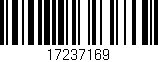 Código de barras (EAN, GTIN, SKU, ISBN): '17237169'