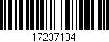 Código de barras (EAN, GTIN, SKU, ISBN): '17237184'