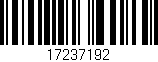 Código de barras (EAN, GTIN, SKU, ISBN): '17237192'