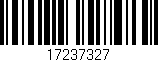 Código de barras (EAN, GTIN, SKU, ISBN): '17237327'