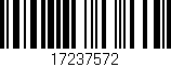 Código de barras (EAN, GTIN, SKU, ISBN): '17237572'