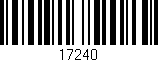 Código de barras (EAN, GTIN, SKU, ISBN): '17240'
