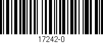 Código de barras (EAN, GTIN, SKU, ISBN): '17242-0'