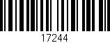 Código de barras (EAN, GTIN, SKU, ISBN): '17244'