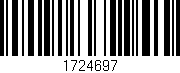 Código de barras (EAN, GTIN, SKU, ISBN): '1724697'