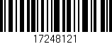 Código de barras (EAN, GTIN, SKU, ISBN): '17248121'