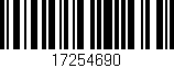 Código de barras (EAN, GTIN, SKU, ISBN): '17254690'