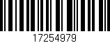 Código de barras (EAN, GTIN, SKU, ISBN): '17254979'