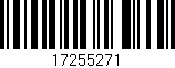 Código de barras (EAN, GTIN, SKU, ISBN): '17255271'