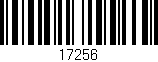 Código de barras (EAN, GTIN, SKU, ISBN): '17256'