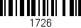 Código de barras (EAN, GTIN, SKU, ISBN): '1726'