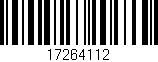 Código de barras (EAN, GTIN, SKU, ISBN): '17264112'