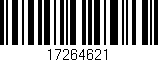 Código de barras (EAN, GTIN, SKU, ISBN): '17264621'
