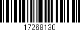 Código de barras (EAN, GTIN, SKU, ISBN): '17268130'