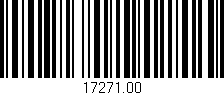Código de barras (EAN, GTIN, SKU, ISBN): '17271.00'