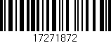 Código de barras (EAN, GTIN, SKU, ISBN): '17271872'