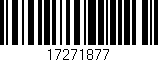 Código de barras (EAN, GTIN, SKU, ISBN): '17271877'