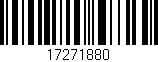 Código de barras (EAN, GTIN, SKU, ISBN): '17271880'