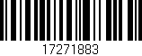 Código de barras (EAN, GTIN, SKU, ISBN): '17271883'