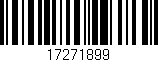 Código de barras (EAN, GTIN, SKU, ISBN): '17271899'