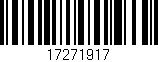 Código de barras (EAN, GTIN, SKU, ISBN): '17271917'