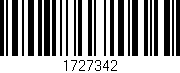Código de barras (EAN, GTIN, SKU, ISBN): '1727342'