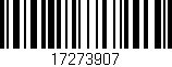 Código de barras (EAN, GTIN, SKU, ISBN): '17273907'
