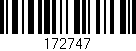 Código de barras (EAN, GTIN, SKU, ISBN): '172747'
