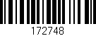 Código de barras (EAN, GTIN, SKU, ISBN): '172748'