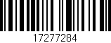 Código de barras (EAN, GTIN, SKU, ISBN): '17277284'